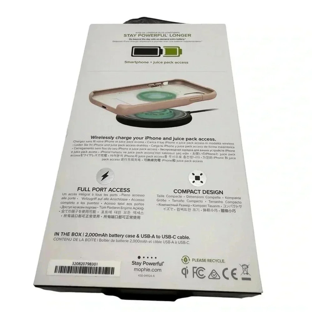 Mophie iPhone 11 juice pack phone case charger
Wireless charging - Picture 3 of 3